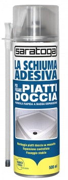 Schiuma Adesiva per Fissare piatti doccia saratoga 500ml