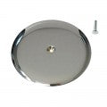 Piattello pesante inox .mm. 150 c/vite idro-skin tondo/quadro