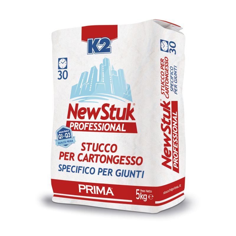 newstuk professional per stucco per cartongesso specifico per giunti