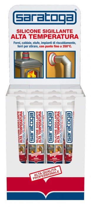 Silicone Sigillante Alta Temperatura in tubetto Sigillante Termico fino a 350°