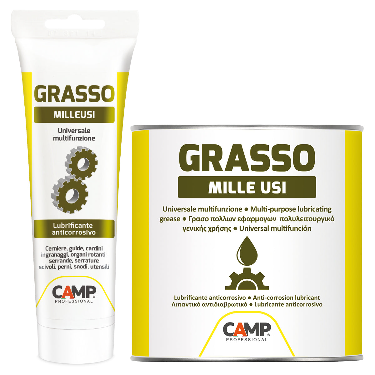 Grasso Milleusi lubrificante anticorrosivo 150 ml Camp