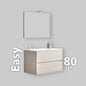 MOBILE BAGNO EASY 81 CM ROVERE GRIGIO SAVINIDUE