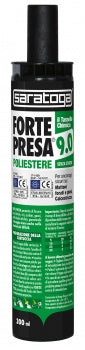 Forte Presa 9.0 Poliestere tassello chimico per fischer in cartuccia da 300/400 ml saratoga