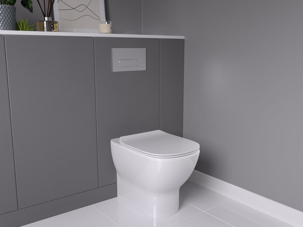 Placca di comando Wc Oleas M1 Smartflush R0117AA Cromato Ideal Standard