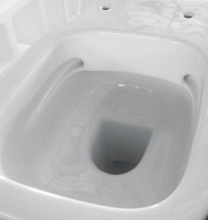 Sanitari a terra Rimless F50 Special 34x51 Vaso+Bidet+coprivaso ammortizzato Domus Falerii