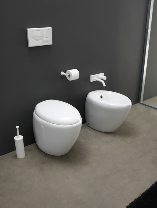 Sanitari a terra TOUCH 38,5x55 Vaso+Bidet+coprivaso ammortizzato GSG